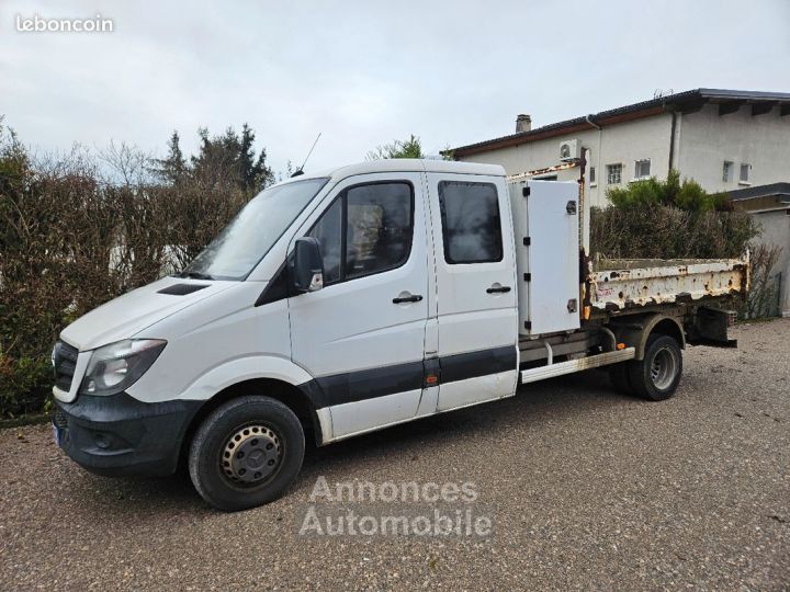 Mercedes Sprinter 413 cdi 143 rj benne + coffre cabine approfondie 01-2017 TVA PROFESSIONNELS UNIQUEMENT DANS L'ÉTAT - 1