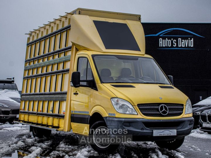 Mercedes Sprinter 516 CDi Aut. Glasresteel - 1 EIGENAAR - LICHTE VRACHT - GLASTRANSPORT - 3 PLAATSEN - BTW AFTREKBAAR - 1