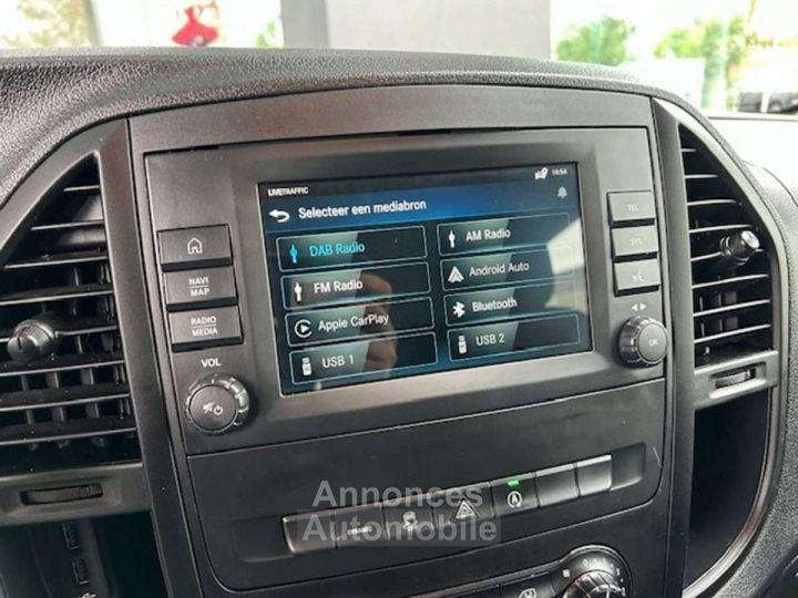 Mercedes Vito 116d Dubbel Cabine - GPS - Carplay - 5 Zit - 18' - 10