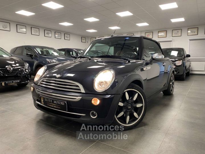 Mini Cooper Cabrio Cabriolet 1.6i- Carnet- Edition SIDEWALK- FULL OPT - 1