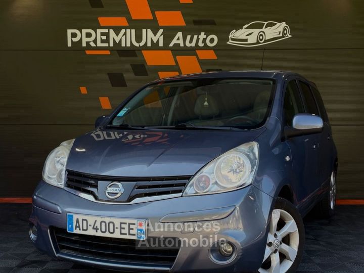 Nissan Note 1.4 88 Cv Climatisation Auto Régulateur Limiteur de vitesse Pack Multimédia Ct Ok 2026 - 1