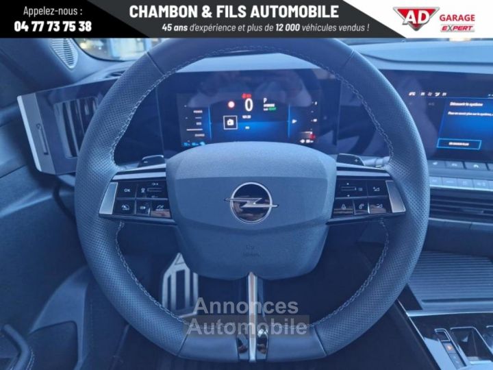 Opel Astra Hybrid 180 ch BVA8 GS + GPS + toit ouvrant - 11