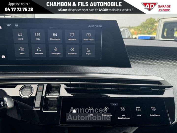 Peugeot 3008 Nouveau Hybrid 136 e-DCS6 GT + Drive assist plus+ Toit pano +Focal - 20