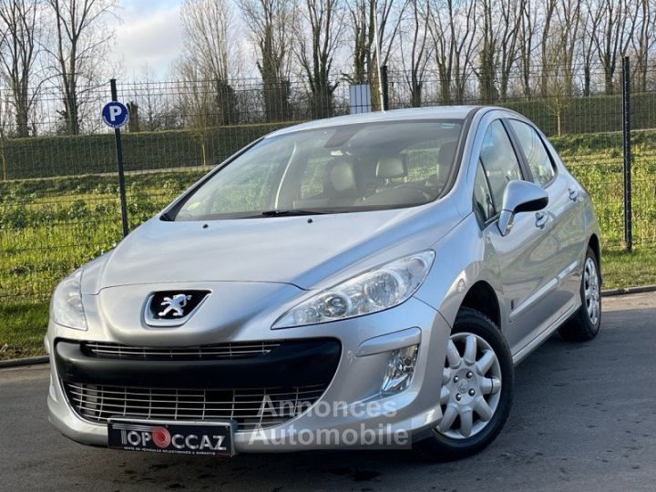 Peugeot 308 1.6 HDI 92CH BLACK & SILVER EDITION * 128.000KM * CUIR * GPS * SIEGE CHAUFF - 1