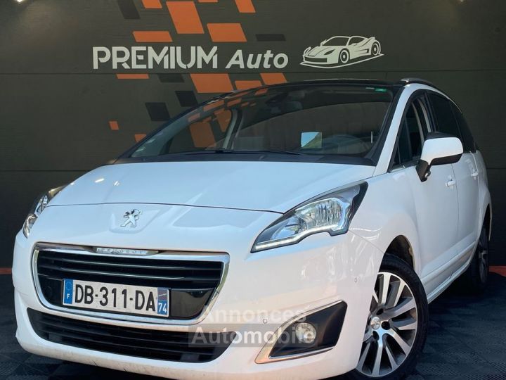 Peugeot 5008 1.6 Thp 155 Cv Allure 7 Places Moteur a chaine Toit Panoramique Attelage Ct Ok 2026 - 1