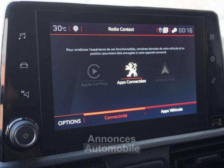 Peugeot Partner 1.5 BlueHDi AUTOMATIQUE 3PLACES TVA-BTW NAVI-CAM - 17