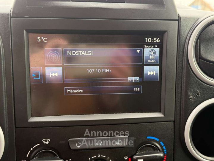 Peugeot Partner 3 sièges 86.000 km GPS Capt. arrière - 12