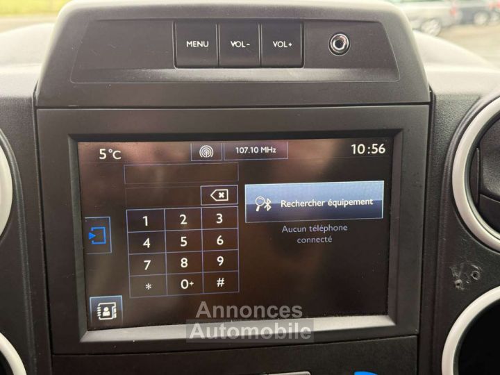 Peugeot Partner 3 sièges 86.000 km GPS Capt. arrière - 13