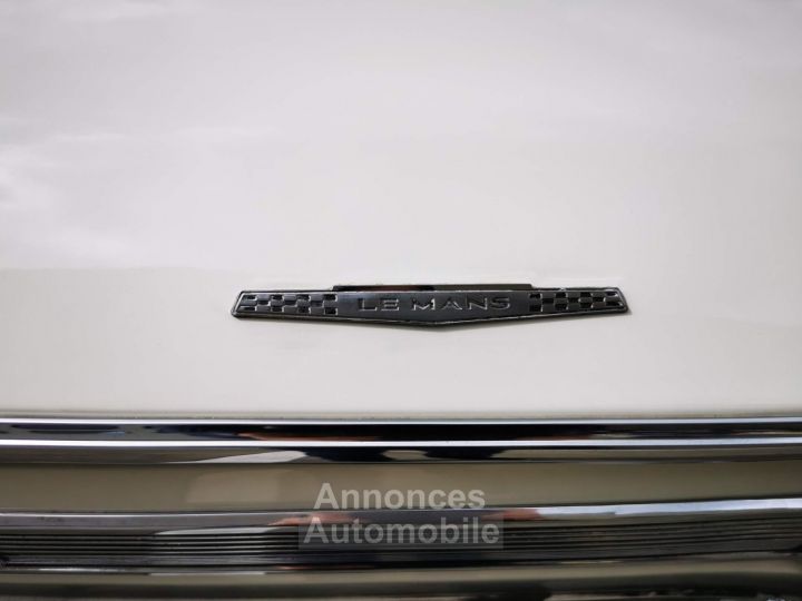 Pontiac LeMans cabriolet  v8 - boite manuelle ( 4 + R ) - 31