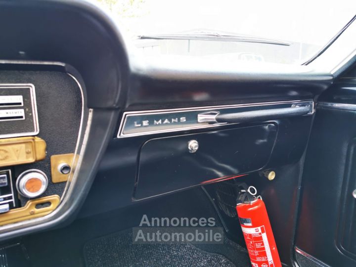 Pontiac LeMans cabriolet  v8 - boite manuelle ( 4 + R ) - 61