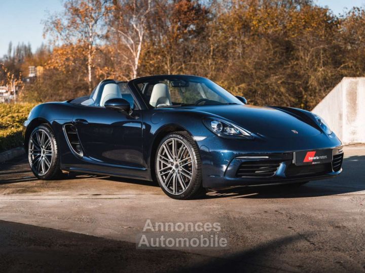 Porsche 718 Boxster Night Blue Camera Sport Exhaust - 1