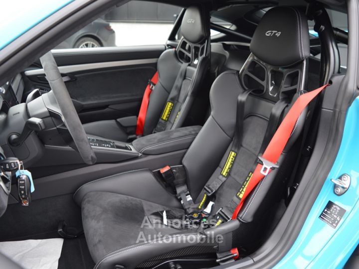 Porsche 718 Cayman 4.0i GT4 420 ch Clubsport - Approved - 10