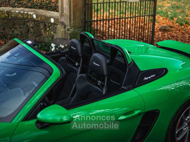 Porsche 718 Spyder PDK-Chronos-Python Green- Approuved- - 12