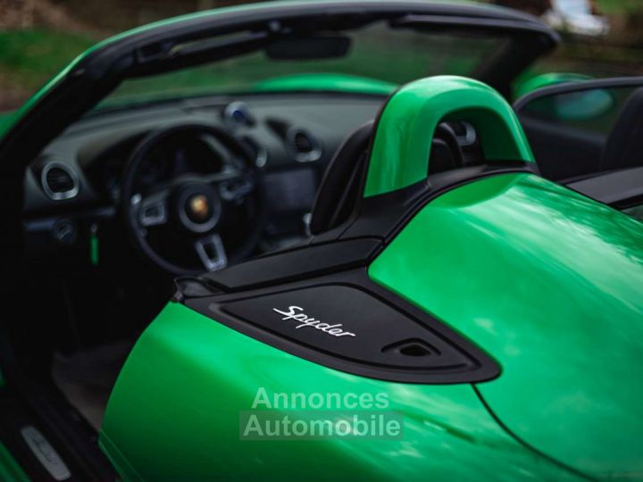 Porsche 718 Spyder PDK-Chronos-Python Green- Approuved- - 13