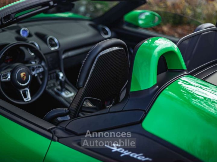 Porsche 718 Spyder PDK-Chronos-Python Green- Approuved- - 26