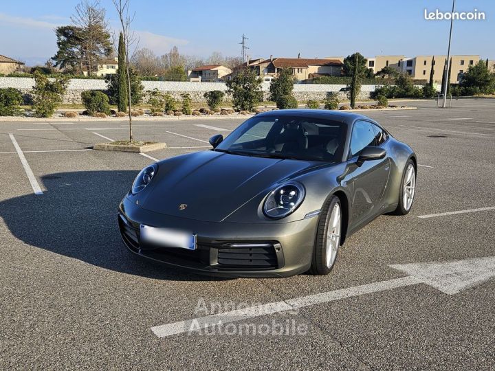 Porsche 911 992 Carrera PDK8 - 3.0l 450 Vert Aventurine Echappement Sport Pack Chrono PDLS+ BOSE TO Sièges Plus - 1