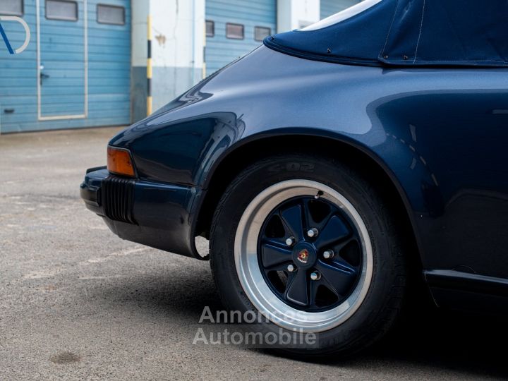 Porsche 911 Carrera 3.2 Cabrio | Prussian Blue - 3