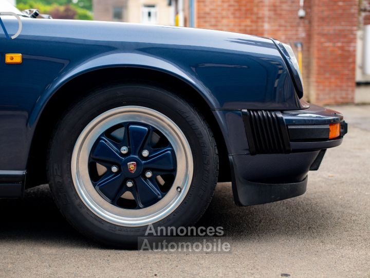 Porsche 911 Carrera 3.2 Cabrio | Prussian Blue - 4