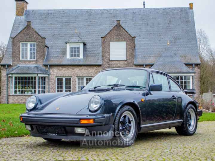 Porsche 911 Carrera 3.2 Coupé Jubileum 25th Anniversary Edition G50 - SPECIAL EDITION - BELG - OLDTIMER - LEDER - AIRCO - SPOILER  - 4