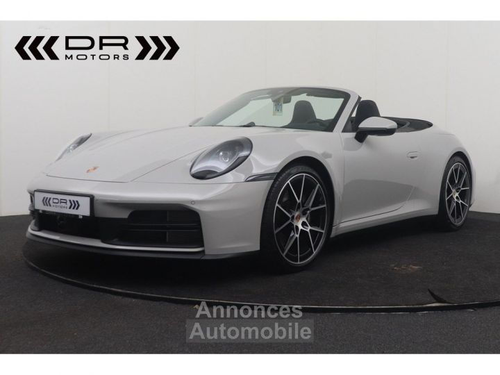 Porsche 911 FACELIFT CARRERA CABRIOLET SPORT PLUS SPORTUITLAAT- CRAYON - LIFT ADAPTIVE CRUISE - 1