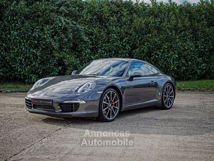 Porsche 911 (ph. 1) Carrera S 400 Ch PDK - Etat NEUF - Echapp. Sport, Toit Ouvrant, Cuir étendu, Volant SportDesign - 4 Pneus Récents - Carnet PORSCHE - Garantie - 7