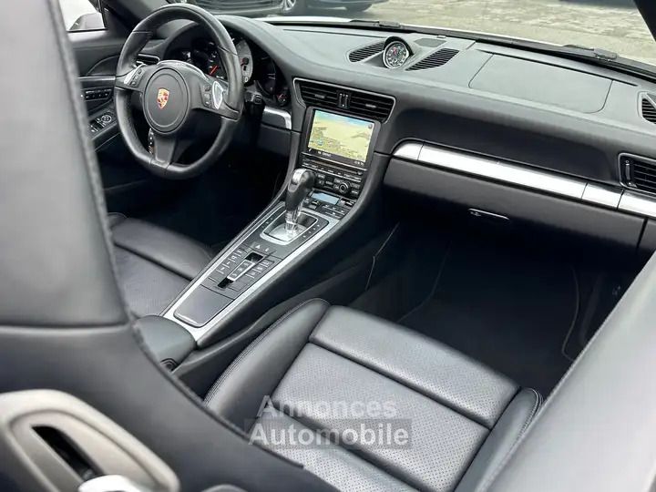 Porsche 911 PORSCHE 911 Type 991.1 4S Cabriolet – Révisée - GARANTIE 12 MOIS - 3.8L – PDK – Pack Sport Chrono – Echappement Sport– Bose – Cuir étendu - 9