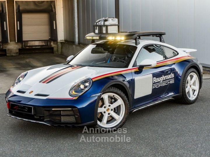 Porsche 911 Porsche 911 Type 992 DAKAR ROTHMANS Pack Rallye Design - Etat Neuf - 995 Kms - Sport Chrono - Volant GT Chauffant - Extincteur - Race Tex - Burmester - 1