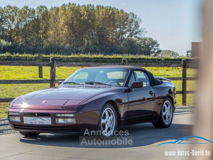 Porsche 944 S2 Cabrio 3.0 16V - HISTORIEK - OLDTIMER - LEDER - AIRCO - 1