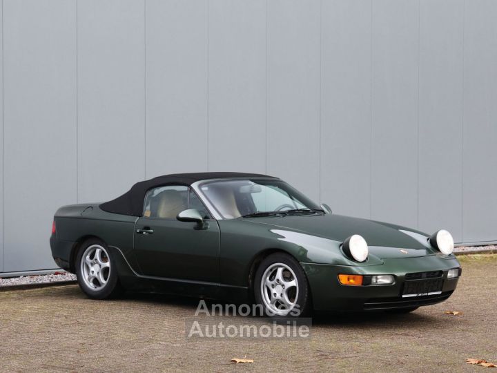 Porsche 968 convertible with manual transmission 3.0L 16-valve inline-four engine 239 HP - 16