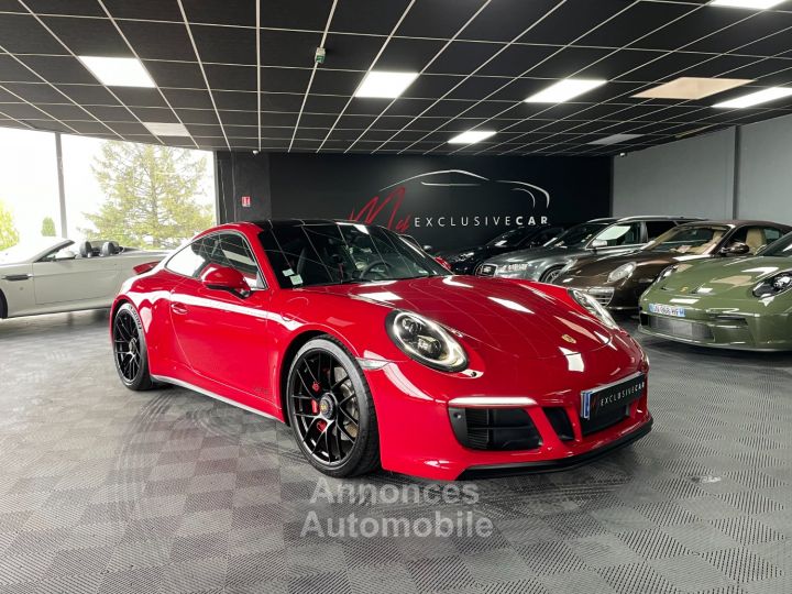 Porsche 991 (2) Carrera 4 GTS PDK - Orig. France - PDCC, Pack Carbone, Pack Intérieur GTS, Roues AR Directrices, LED PDLS+ - Révisée 2024 - Garantie - 19