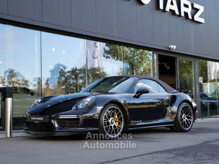 Porsche 991 991.2 Turbo S Cab PDK-20-CERAMIC-PDLS+-ACC-BOSE - 2