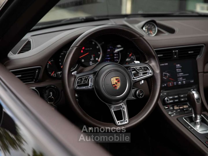 Porsche 991 991.2 Turbo S Cab PDK-20-CERAMIC-PDLS+-ACC-BOSE - 31