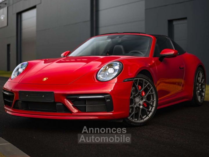 Porsche 992 Targa 4 Carmin Red- Belgian car- PDLS+- - 2