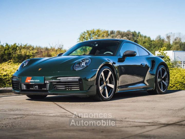 Porsche 992 Turbo S PTS Brewster Green -Carbon Pano - 1