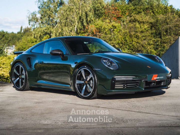 Porsche 992 Turbo S PTS Brewster Green -Carbon Pano - 3