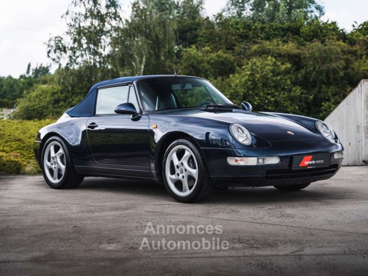 Porsche 993 Carrera Cabrio Ocean Blue German Vehicle - 1