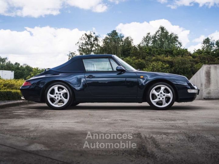 Porsche 993 Carrera Cabrio Ocean Blue German Vehicle - 2