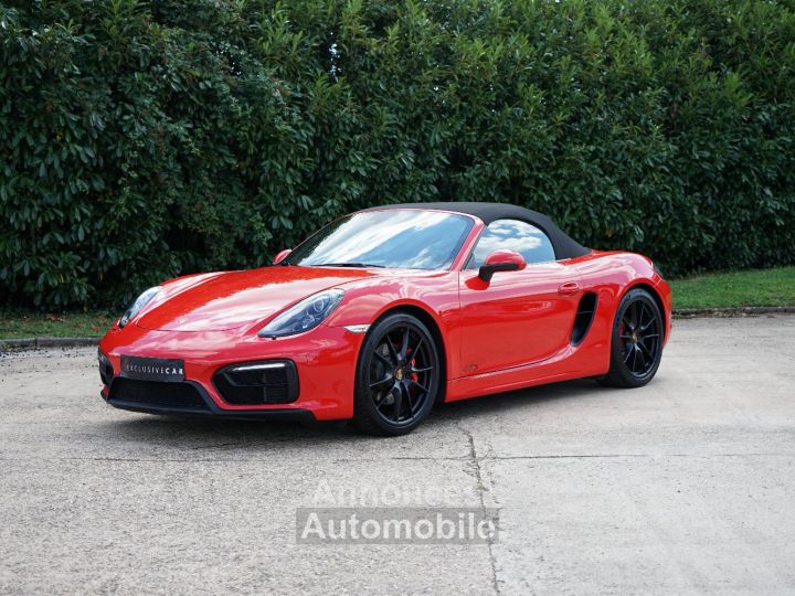 Porsche Boxster 981 GTS PDK - Parfaitement Optionné (Pack Intérieur GTS, Carbone, Sièges Sport Plus, BOSE, ...) - Carnet 100% PORSCHE - Révisée 07/2024 - Gar. 12 Mois - 2