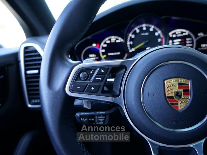 Porsche Cayenne III COUPE E-HYBRID 3.0 V6 462 CH - Français - Sport Design - Soft CLose - Système échappement sport -  PDLS + - Caméra 360° - Volant chauffant - 29