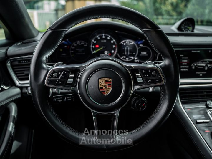 Porsche Panamera Sport Turismo 4 E-Hybrid - 906 €/mois - Toit Pano, Echap. Sport, Roues AR Directrices, SportDesign Noir, Bose, Caméra 360°, ... - Révisée 2024 - Gar. - 23