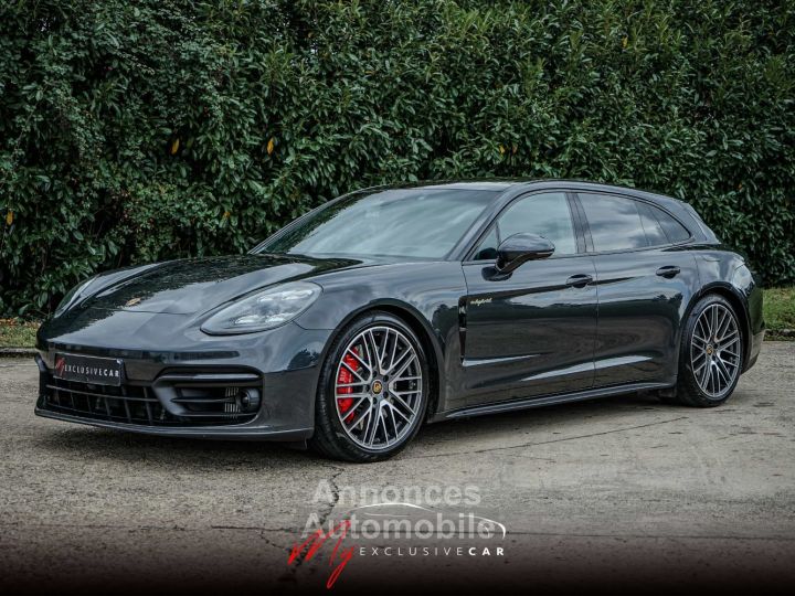 Porsche Panamera Sport Turismo 4S E-Hybrid - 1.483 €/mois - Toit Pano, Echap. Sport, Roues AR Directrices, Aff. Tête Haute, Bose, Caméra 360°, ... - Révisée 07/2024 - 1