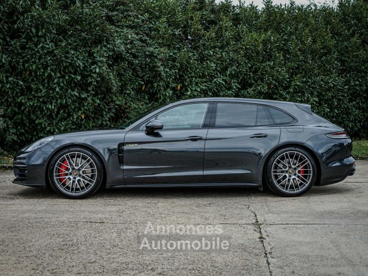 Porsche Panamera Sport Turismo 4S E-Hybrid - 1.483 €/mois - Toit Pano, Echap. Sport, Roues AR Directrices, Aff. Tête Haute, Bose, Caméra 360°, ... - Révisée 07/2024 - 2