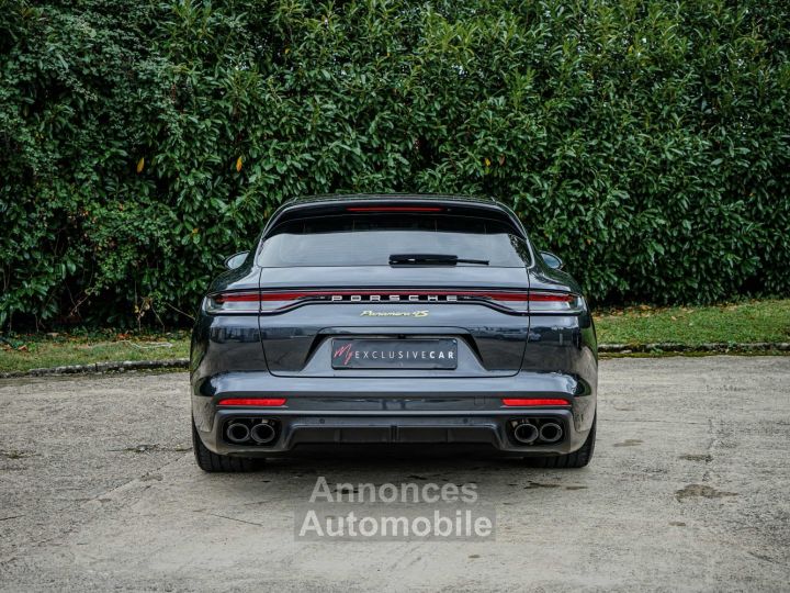 Porsche Panamera Sport Turismo 4S E-Hybrid - 1.483 €/mois - Toit Pano, Echap. Sport, Roues AR Directrices, Aff. Tête Haute, Bose, Caméra 360°, ... - Révisée 07/2024 - 4