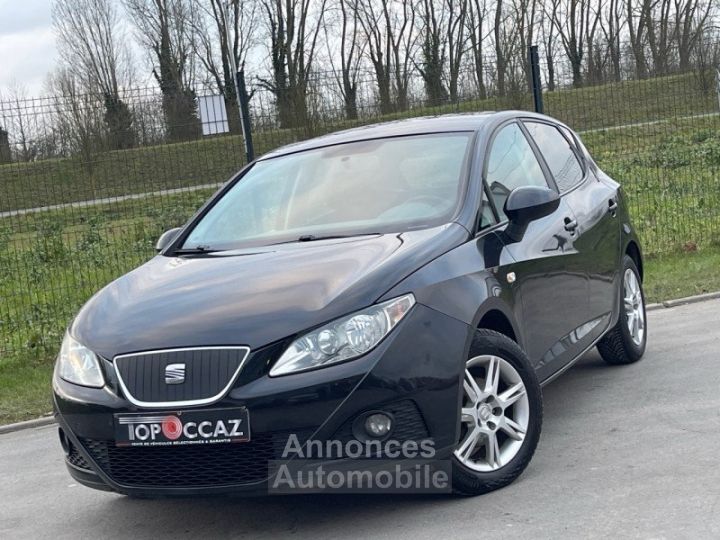 Seat Ibiza 1.2 TDI 75 REFERENCE * 5 PORTES * 156.000KM * 2010 * GARANTIE - 1