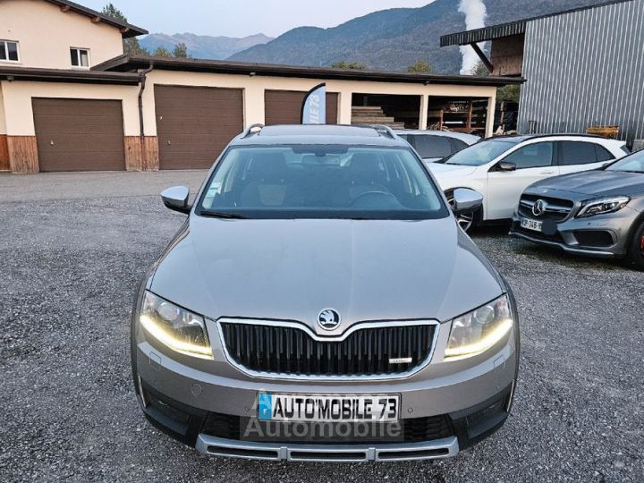 Skoda Octavia Combi 2.0 tdi 150 scout 4x4 07-2016 GARANTIE 12 MOIS ATTELAGE TOE CUIR ALCANTARA XENON - 3