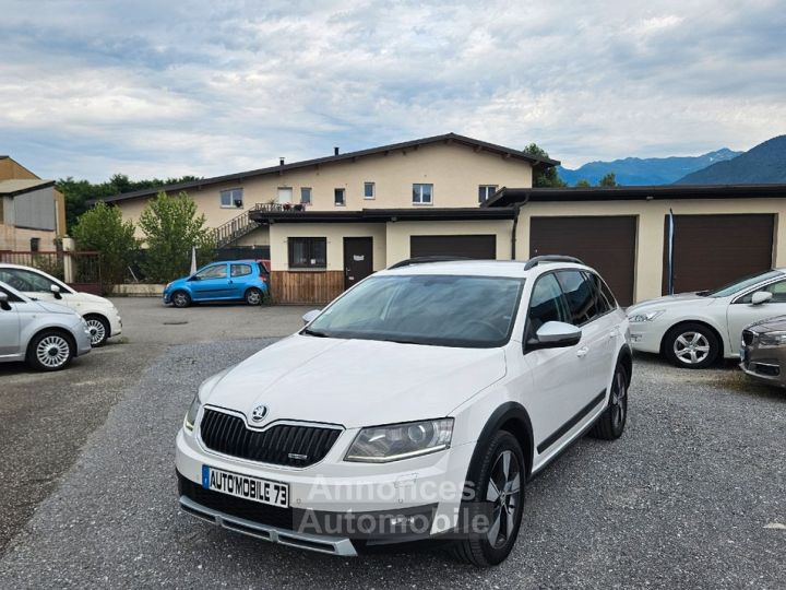 Skoda Octavia Combi 4x4 2.0 tdi 184 scout dsg 11-2015 GARANTIE 12 MOIS ATTELAGE GPS REGULATEUR - 1