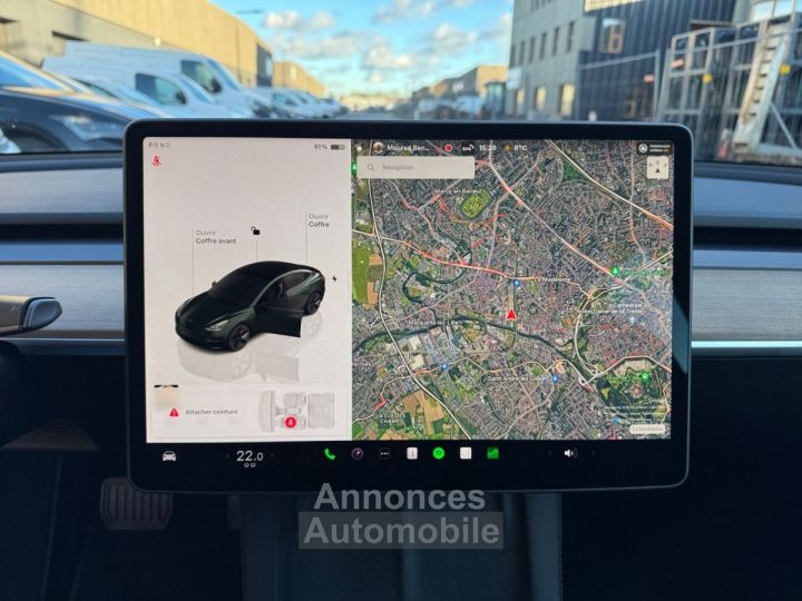 Tesla Model 3 AUTONOMIE STANDARD PLUS RWD 60KWH 275ch - 14