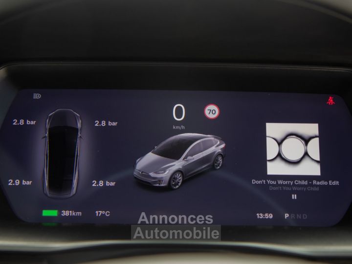 Tesla Model X P100D Ludicrous Dual Motor Performance 7 pl. 4X4 - DASHCAM - STUURWIELVERWARMING - ZETELVENTILATIE - TREKHAAK - 23