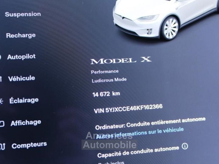 Tesla Model X PERFORMANCE LUDICROUS AWD - 14