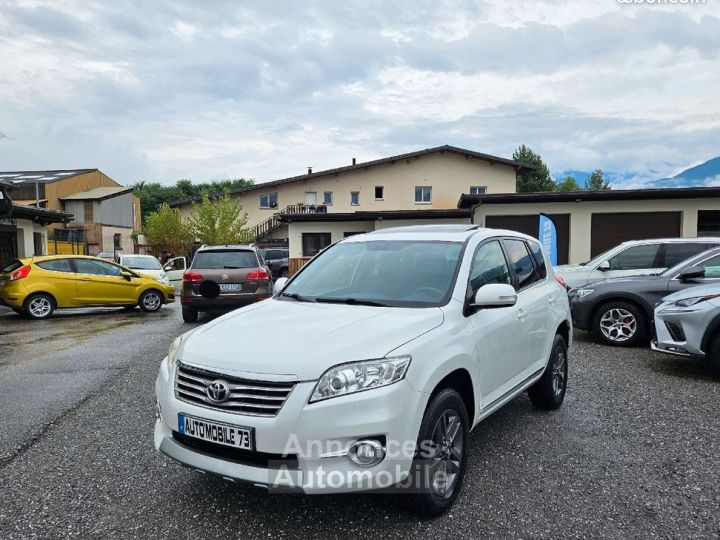 Toyota Rav4 2.2 d-4d 150 4wd limited edition 12-2011 GARANTIE 12 MOIS CUIR ALCANTARA TOE BLANC NACRE 4X4 - 1